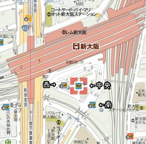 新大阪駅　駐車場　近い